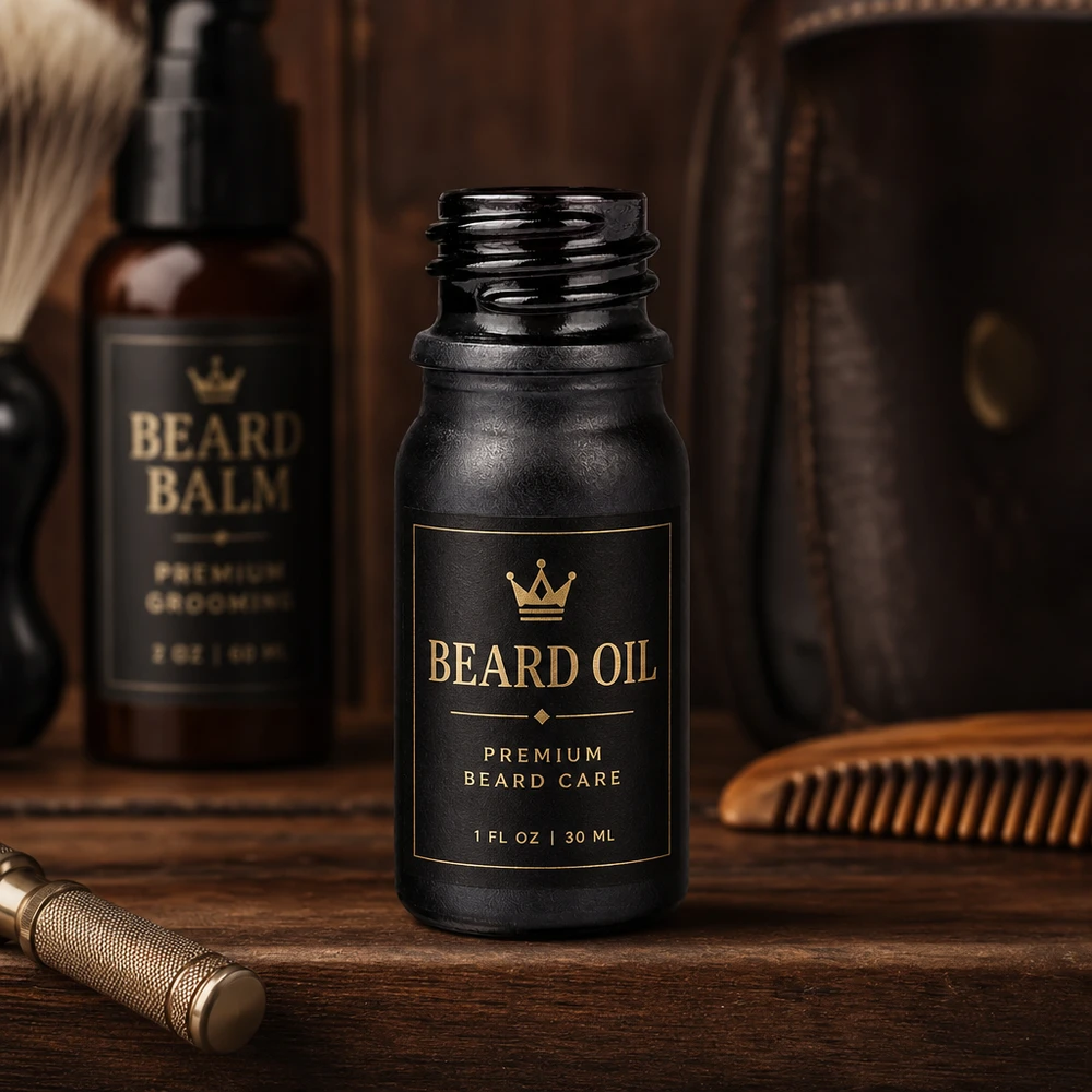 5 ml Apoteksflaske BlackLine UT18/5 UNiTWIST Premium 5 ml apoteksflaske BlackLine UT18/5 UNiTWIST til skægolier og plejeprodukter af høj kvalitet