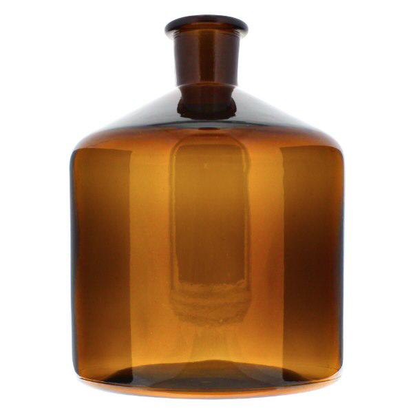 Buretteflaske 2000 ml lavet af ravfarvet glas