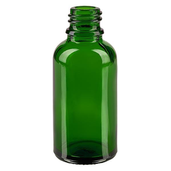 Dropperflaske 10ml DIN 18 GRØNT GLAS