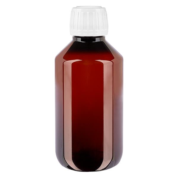 PET-flaske 200 ml med hvid standard OV PET-flaske 200 ml med hvid standard OV