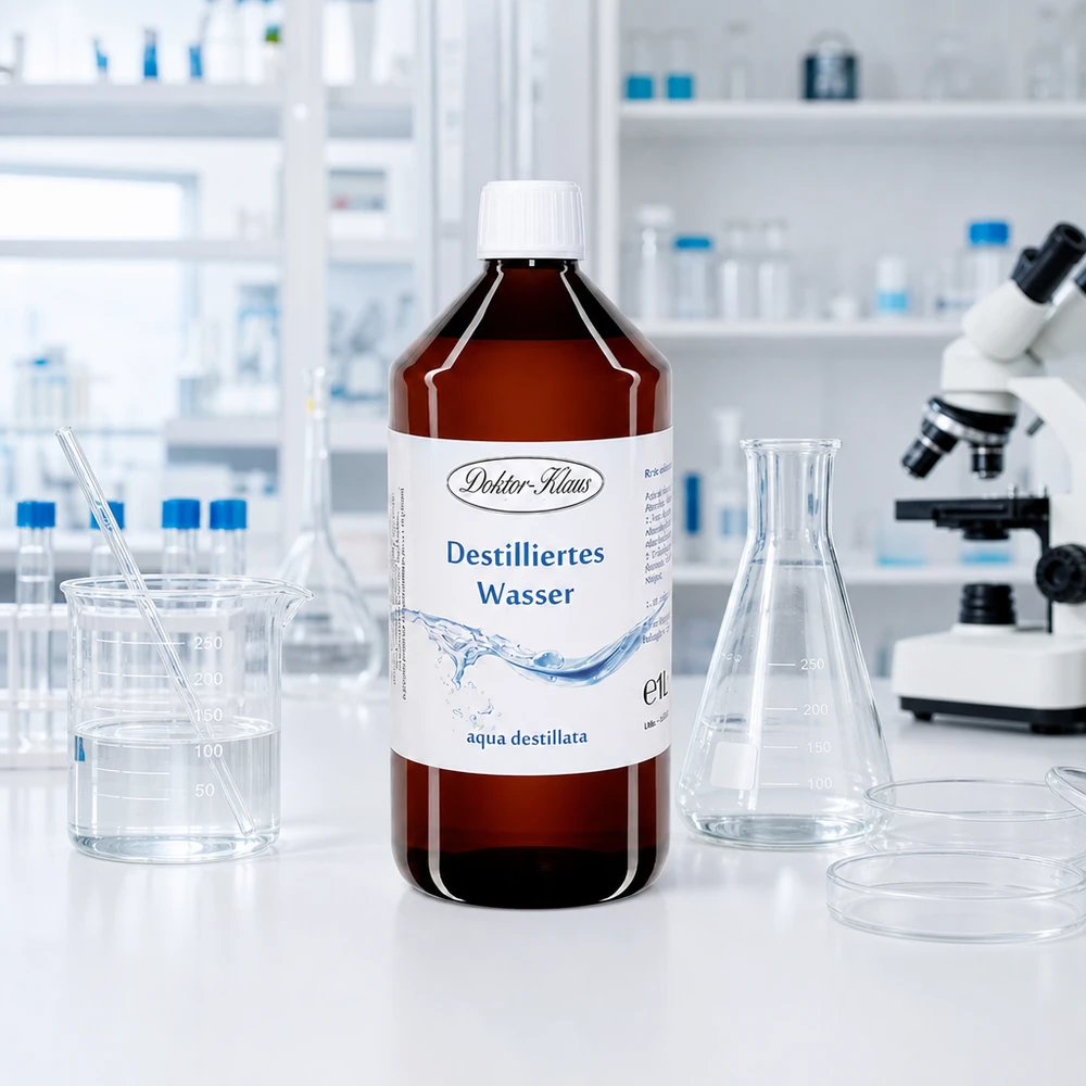 1 liter destilleret vand Doktor Klaus 1 liter destilleret vand Doktor Klaus