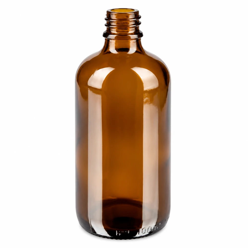 100 ml sprayflaske sort STD BrownLine UT18/100 Brun 100 ml glasflaske med skruegevind UT18 til professionelle sprøjteopgaver