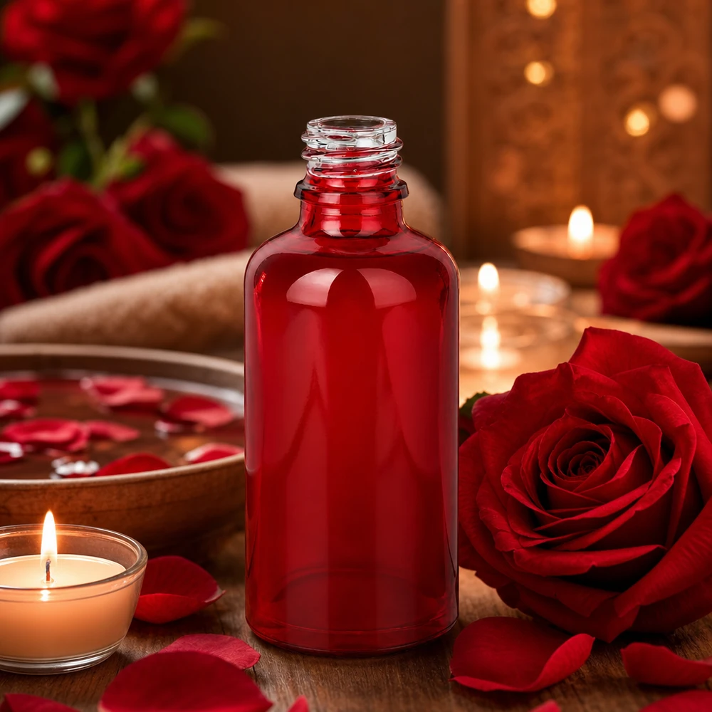 50 ml Apoteksflaske RedLine UT18/50 UNiTWIST Alsidig 50 ml glasflaske RedLine UT18/50 UNiTWIST til kosmetik, aromaterapi og medicinske løsninger
