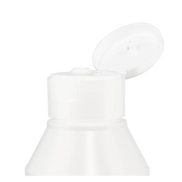 Hængslet hætte til lotionflaske