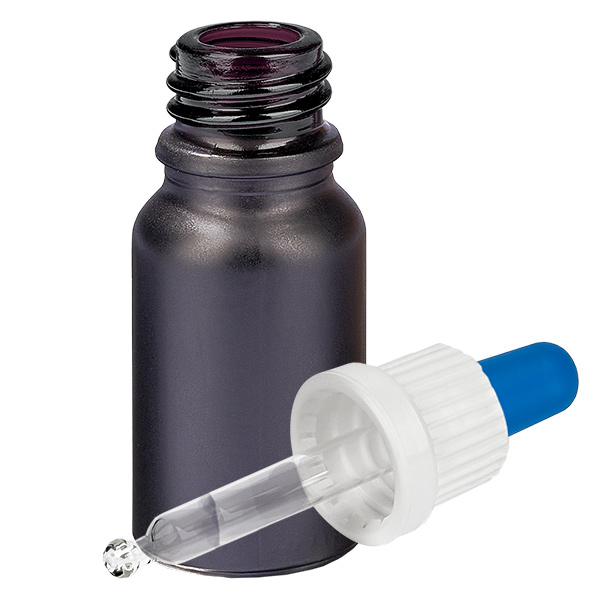10 ml pipetteflaske hvid/blå OV BlackLine UT18/10 10 ml pipetteflaske hvid/blå OV BlackLine UT18/10