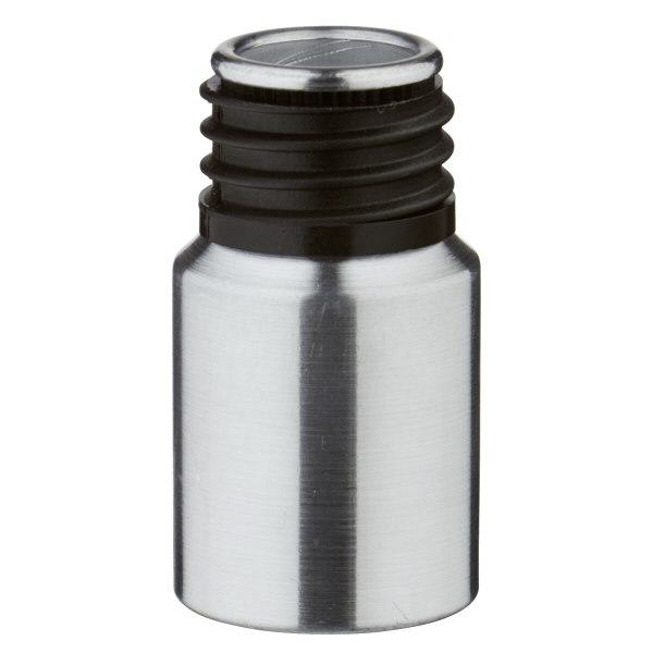 10 ml flaske i poleret aluminium