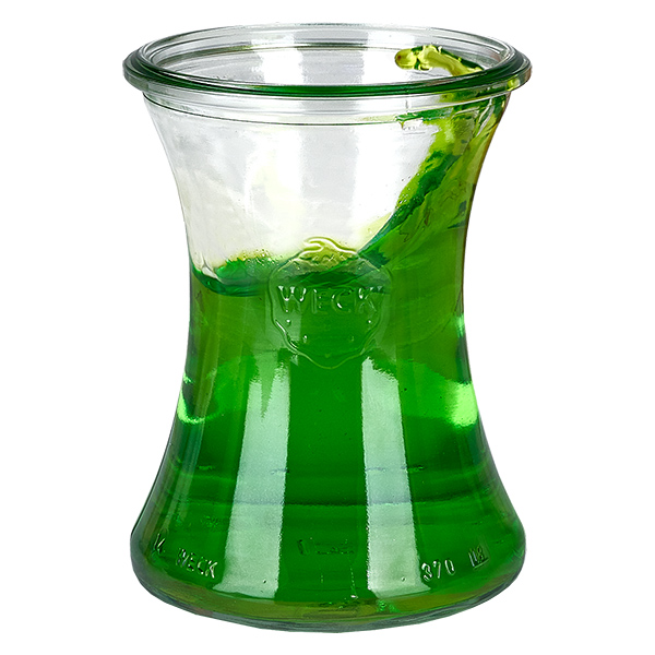 Sæt med 12 Weck-krukker 370 ml delikatesse-krukke Sæt med 12 Weck-krukker 370 ml delikatesse-krukke