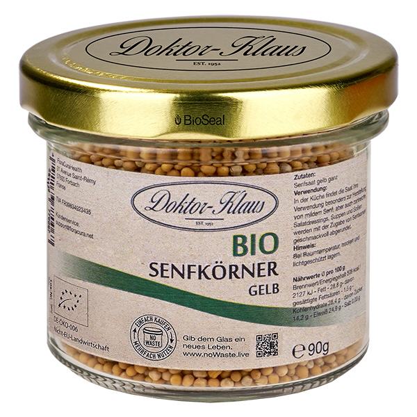 90 g økologiske sennepsfrø gule Doktor-Klaus noWaste 90 g økologiske sennepsfrø gule Doktor-Klaus noWaste