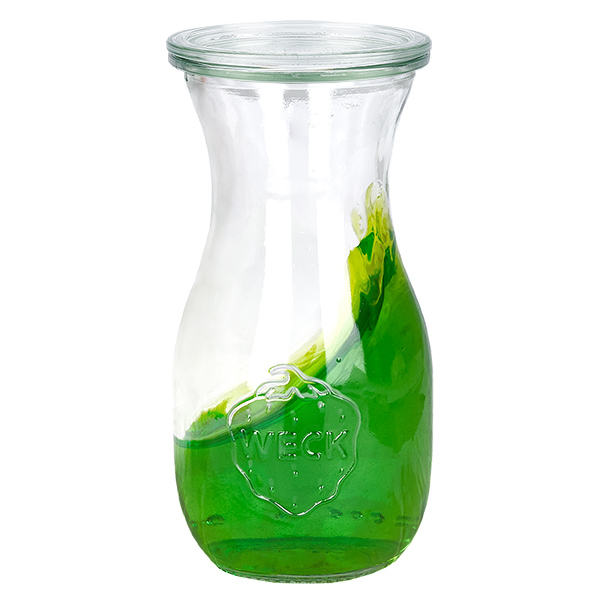 Sæt med 48 Weck-krukker 290 ml juiceflaske med 48 glaslåg Sæt med 48 Weck-krukker 290 ml juiceflaske med 48 glaslåg