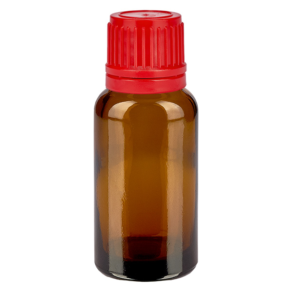 20 ml flaske 11 mm SV rød OV BrownLine UT18/20