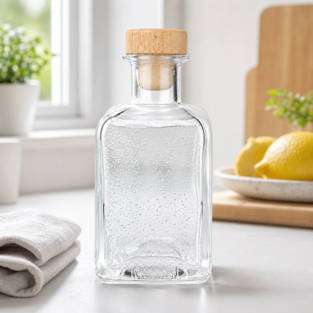 200 ml apoteksflaske »Clara« med træhåndtag og prop UNiTWIST® 200 ml apoteksflaske »Clara« med træhåndtag og prop UNiTWIST®