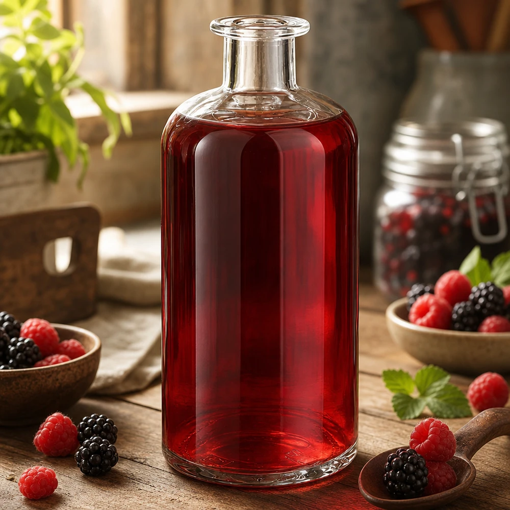 500 ml apoteksflaske »Flora« uden lukning UNiTWIST® 500 ml apoteksflaske »Flora« uden lukning UNiTWIST®