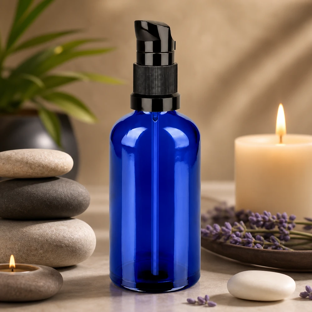 100 ml pumpeflaske sort STD BlueLine UT18/100 100 ml pumpeflaske sort STD BlueLine UT18/100