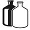 Opbevaringsflasker / Burette-flasker