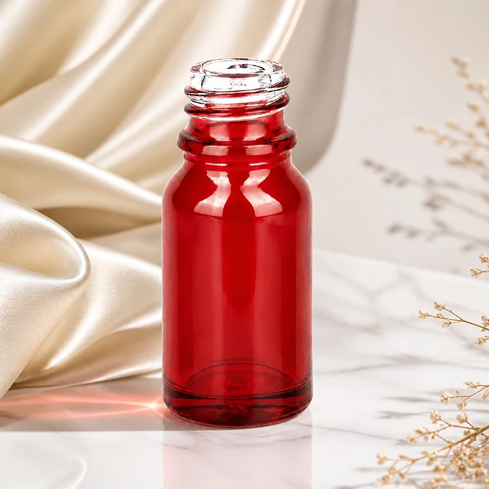 10 ml Apoteksflaske RedLine UT18/10 UNiTWIST 10 ml RedLine-apoteksflaske af høj kvalitet lavet af robust glas med professionelt UT18/10-lukkesystem