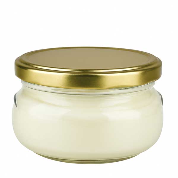 120 ml terrineglas med BasicSeal-låg guld UNiTWIST 120 ml terrineglas med BasicSeal-låg guld UNiTWIST
