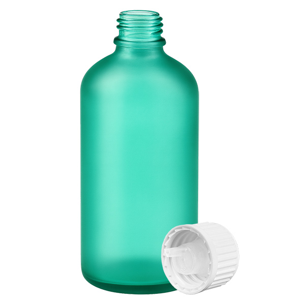 100 ml dråbeflaske 0,9 mm hvid STD GreenLine UT18/100 100 ml dråbeflaske 0,9 mm hvid STD GreenLine UT18/100