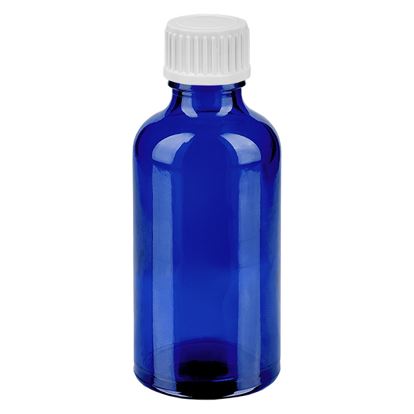 50 ml Dropperflaske 0,9 mm hvid STD BlueL. UT18/50