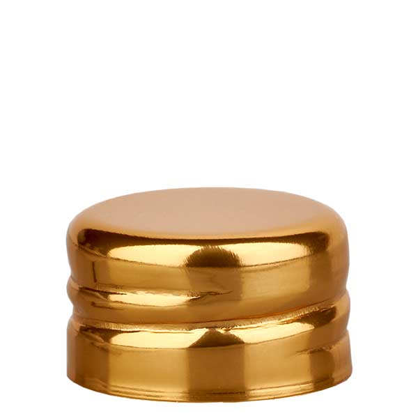 Metal skruelåg guld 13mm UNiTWIST Metal skruelåg guld 13mm UNiTWIST