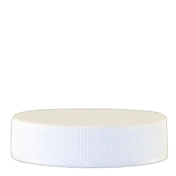 Skruelåg 100 mm hvid til Petpacker. Glat yderside. Til PET-skruedåser med 100 mm gevind (art. nr. 105272)