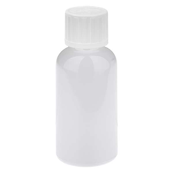 30 ml flaske 11 mm skruelåg hvid standard børnesikring WhiteLine UT18/30 30 ml flaske 11 mm skruelåg hvid standard børnesikring WhiteLine UT18/30