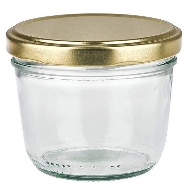 230 ml Briller med BasicSeal-låg guld UNiTWIST