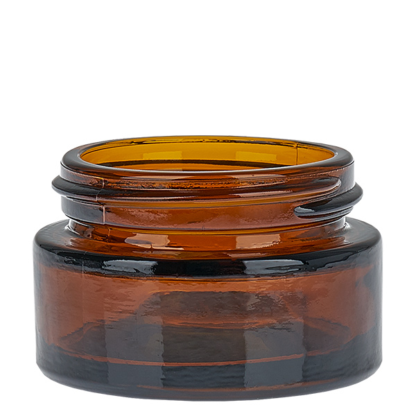 Glaskrukke 20 ml brun med indsatslåg UNiTWIST Glaskrukke 20 ml brun med indsatslåg UNiTWIST