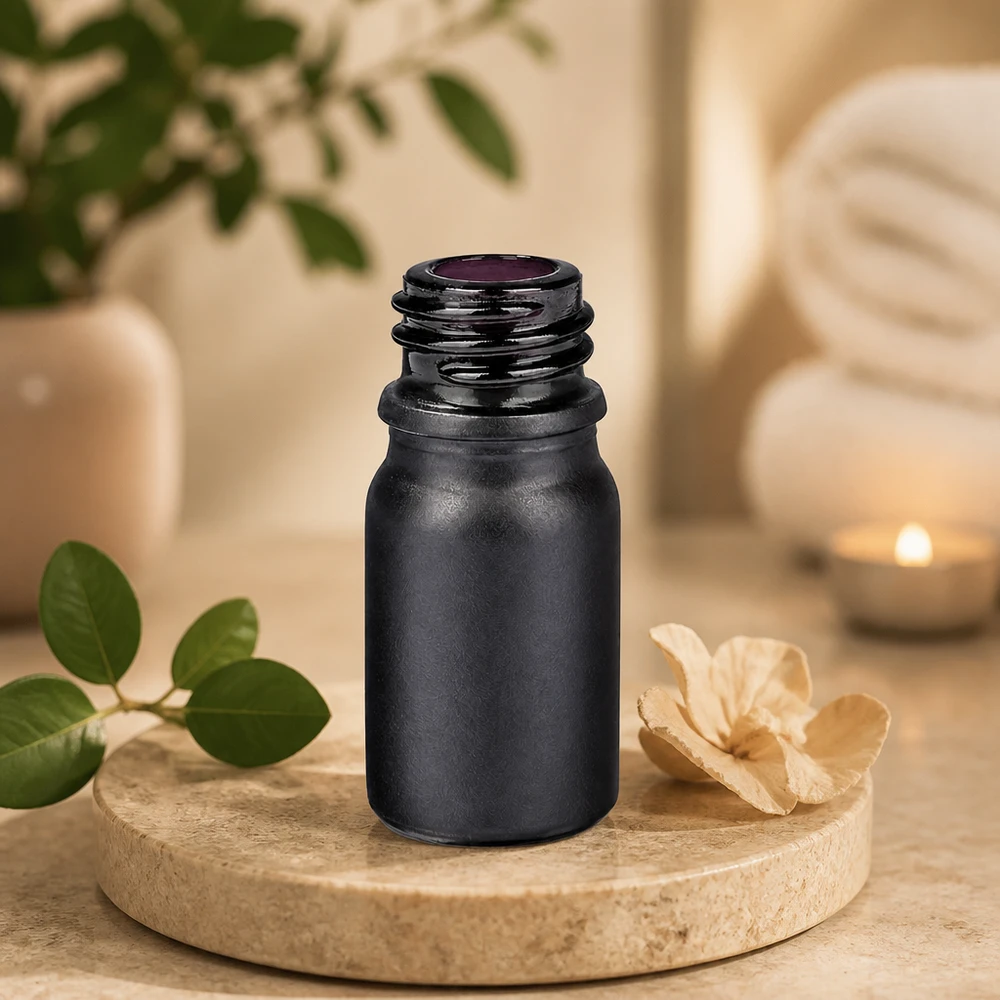 5 ml Apoteksflaske BlackLine UT18/5 UNiTWIST BlackLine UT18/5 apoteksflaske 5 ml med UNiTWIST-hætte til professionelle kosmetiske anvendelser