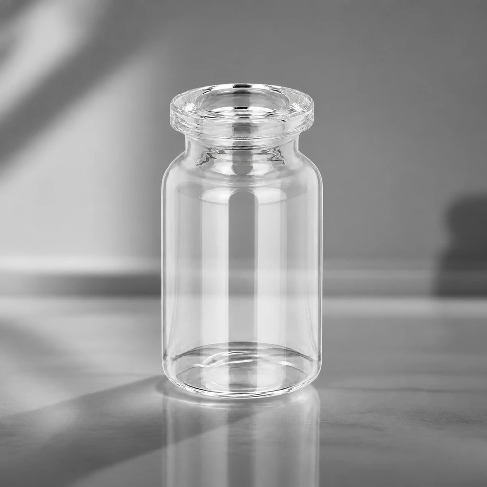 Injektionsflaske i klart glas 5 ml Klarglas Vial 5ml für Lyophilisation und parenterale Arzneimittelherstellung geeignet