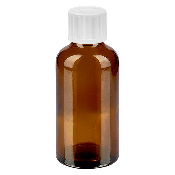 50 ml dråbeflaske 1,2 mm m. STD KiSi BrownL. UT18/50