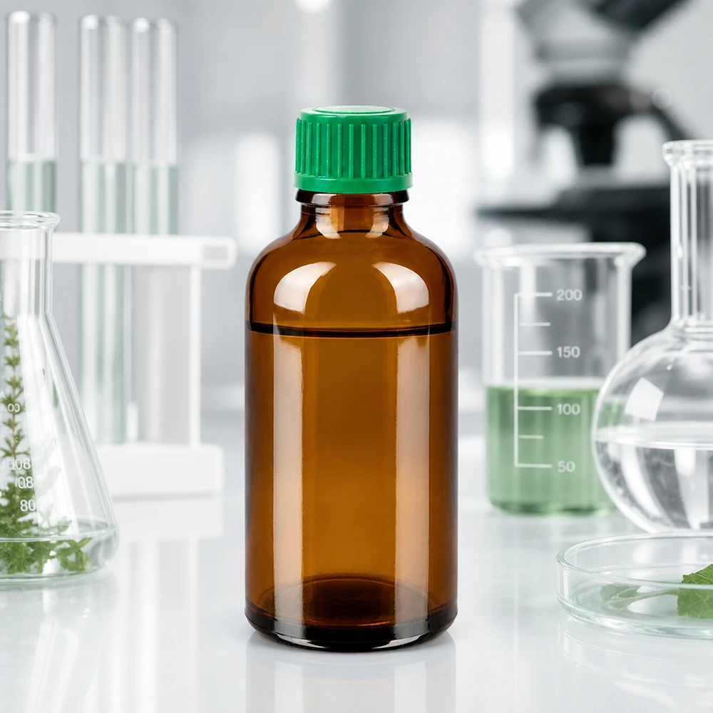 50 ml Dropperflaske 0,8 mm grøn STD BrownLine UT18/50 50 ml laboratorieflaske brun med dråbehætte til videnskabelige anvendelser og eksperimenter
