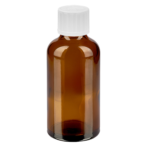 50 ml flaske 11 mm SV m. STD KiSi BrownLine UT18/50