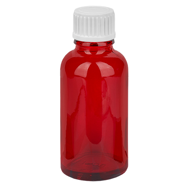 30 ml Dropperflaske 0,9 mm hvid STD RedLine UT18/30