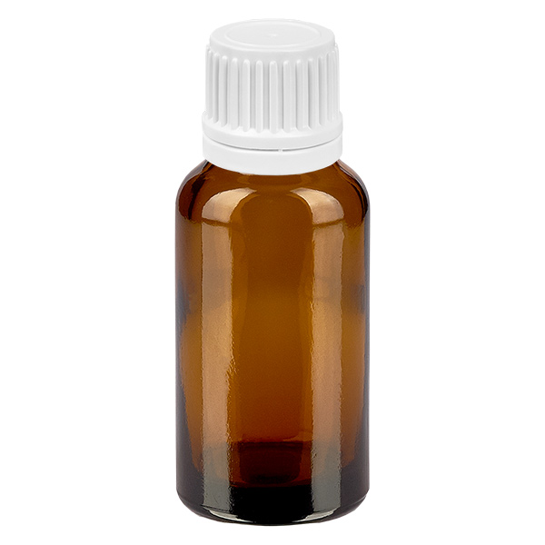 20 ml flaske 11 mm SV hvid OV BrownLine UT18/20