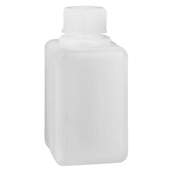 Kemikalieflaske 50 ml, smal hals fremstillet af PE-HD, naturfarve Kemikalieflaske 50 ml, smal hals fremstillet af PE-HD, naturfarve