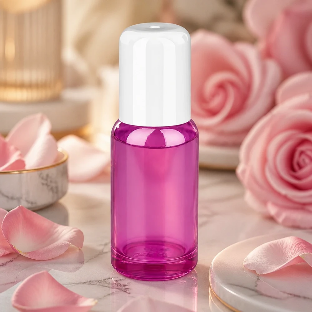 20 ml roll-on-flaske hvid standard PurpleLine UT18/20 20 ml roll-on-flaske i stilfuldt lilla design til aromaterapi