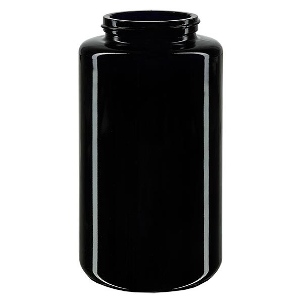 Krukke med bred munding i violet glas 300 ml, uden låg Krukke med bred munding i violet glas 300 ml, uden låg