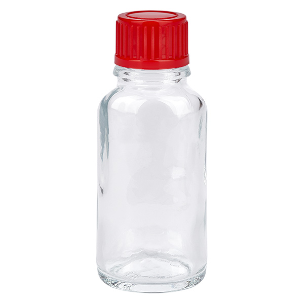 20 ml flaske 11 mm SV rød STD ClearLine UT18/20