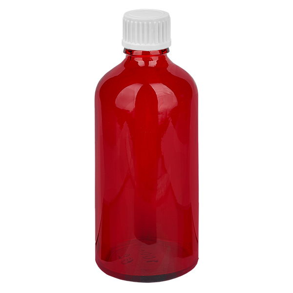 100 ml dråbeflaske 0,9 mm hvid STD RedLine UT18/100 100 ml dråbeflaske 0,9 mm hvid STD RedLine UT18/100