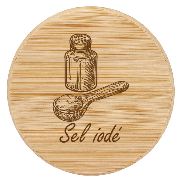 Træcover "Sel iodé" til WECK RR60