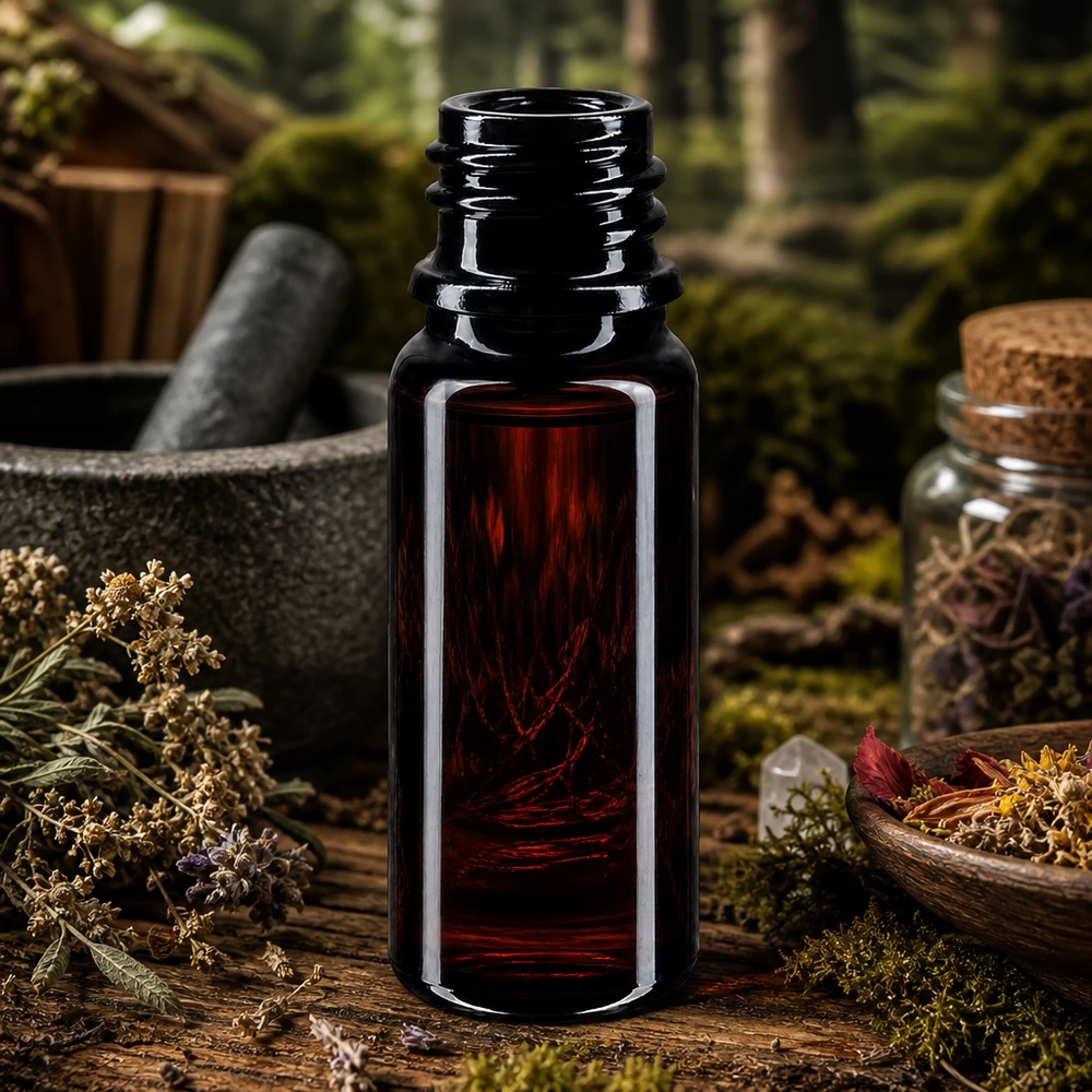 Violet glasflaske 10ml DIN 18 (Mironglas) Kompakt 10 ml Mironglass-flaske DIN 18 perfekt til rejser og aromaterapi på farten
