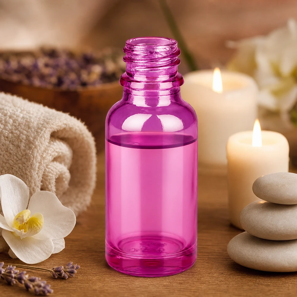 20 ml apoteksflaske PurpleLine UT18/20 UNiTWIST 20 ml PurpleLine UT18/20 UNiTWIST-apoteksflaske i høj kvalitet i lilla til aromaterapi og wellness