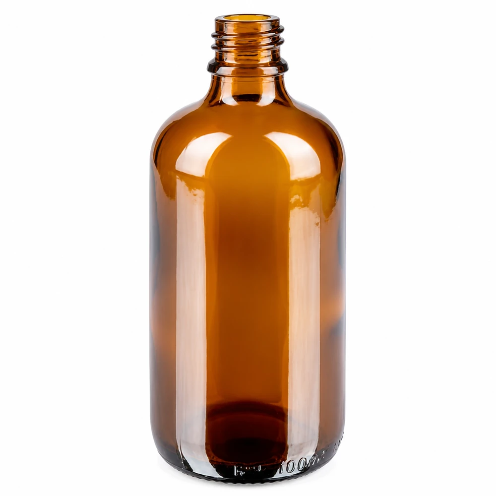100 ml flaske 11 mm SV blå STD BrownLine UT18/100 Ravfarvet 100 ml glasflaske med 11 mm gevind til laboratorie- og farmaceutiske anvendelser