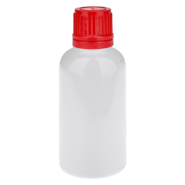 30 ml flaske 11 mm skruelåg rød Originalitetslås WhiteLine UT18/30 30 ml flaske 11 mm skruelåg rød Originalitetslås WhiteLine UT18/30