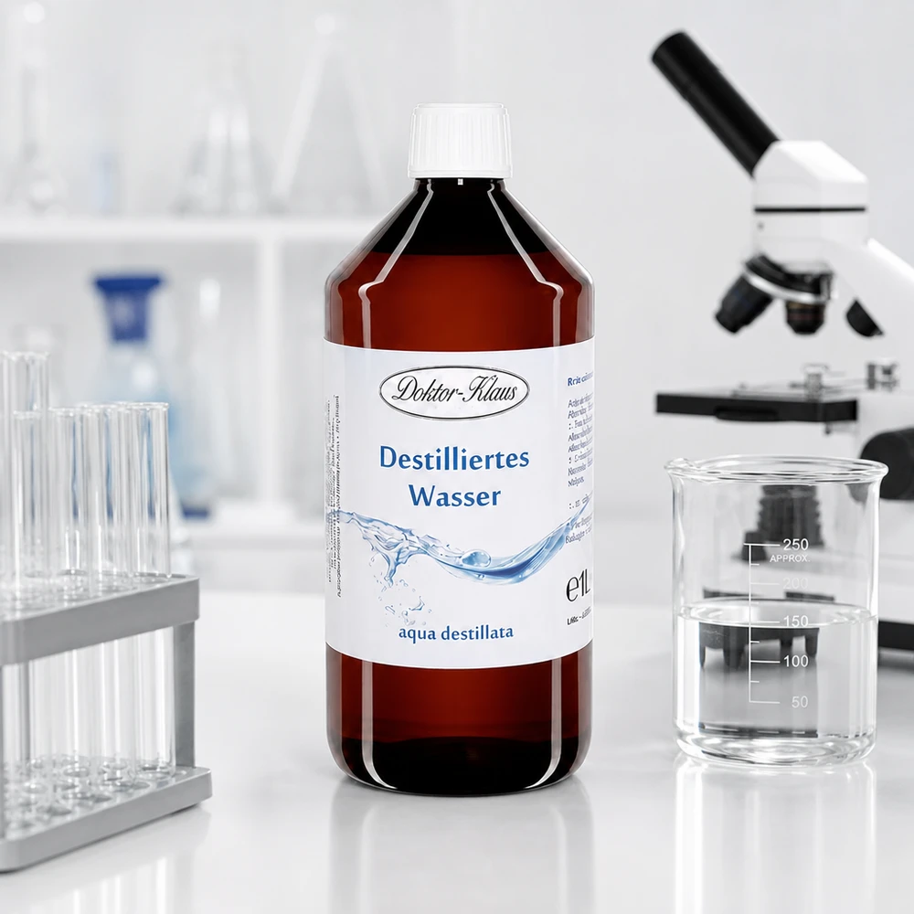 1 liter destilleret vand Doktor Klaus 1 liter destilleret vand Doktor Klaus