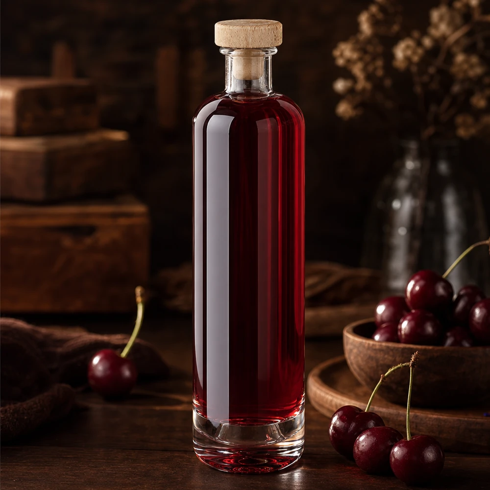 500 ml glasflaske »Ella« med træhåndtag og prop UNiTWIST® 500 ml glasflaske »Ella« med træhåndtag og prop UNiTWIST®