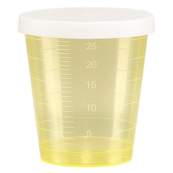 Medicinbæger gul 30 ml Medicinbæger gul 30 ml