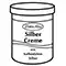Sølvfarvet creme