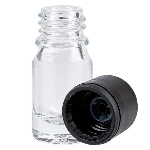 5 ml flaske 6 mm SV sort STD ClearLine UT18/5 5 ml flaske 6 mm SV sort STD ClearLine UT18/5