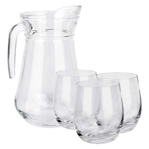 Glaskande Frankrig 1,0 liter & 3 glas Doktor-Klaus Glaskande Frankrig 1,0 liter & 3 glas Doktor-Klaus